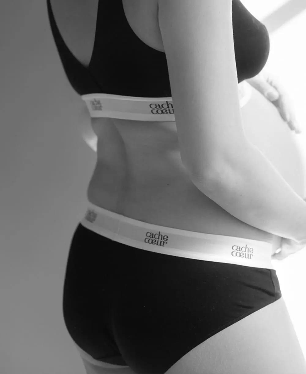 Shorty de grossesse Life - Noir - Image 5