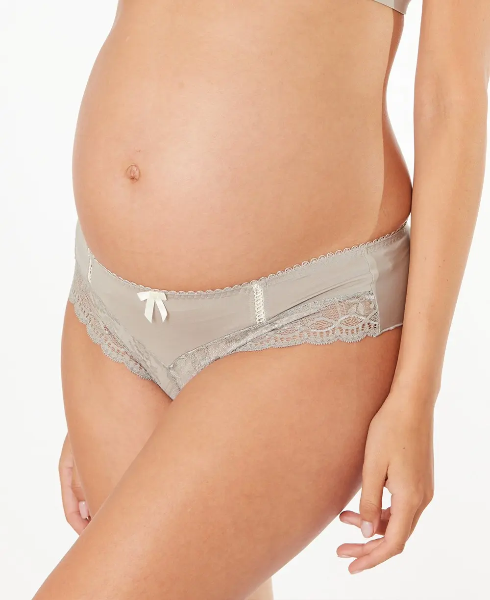 Shorty de grossesse Lisa - Kaki - Image 3