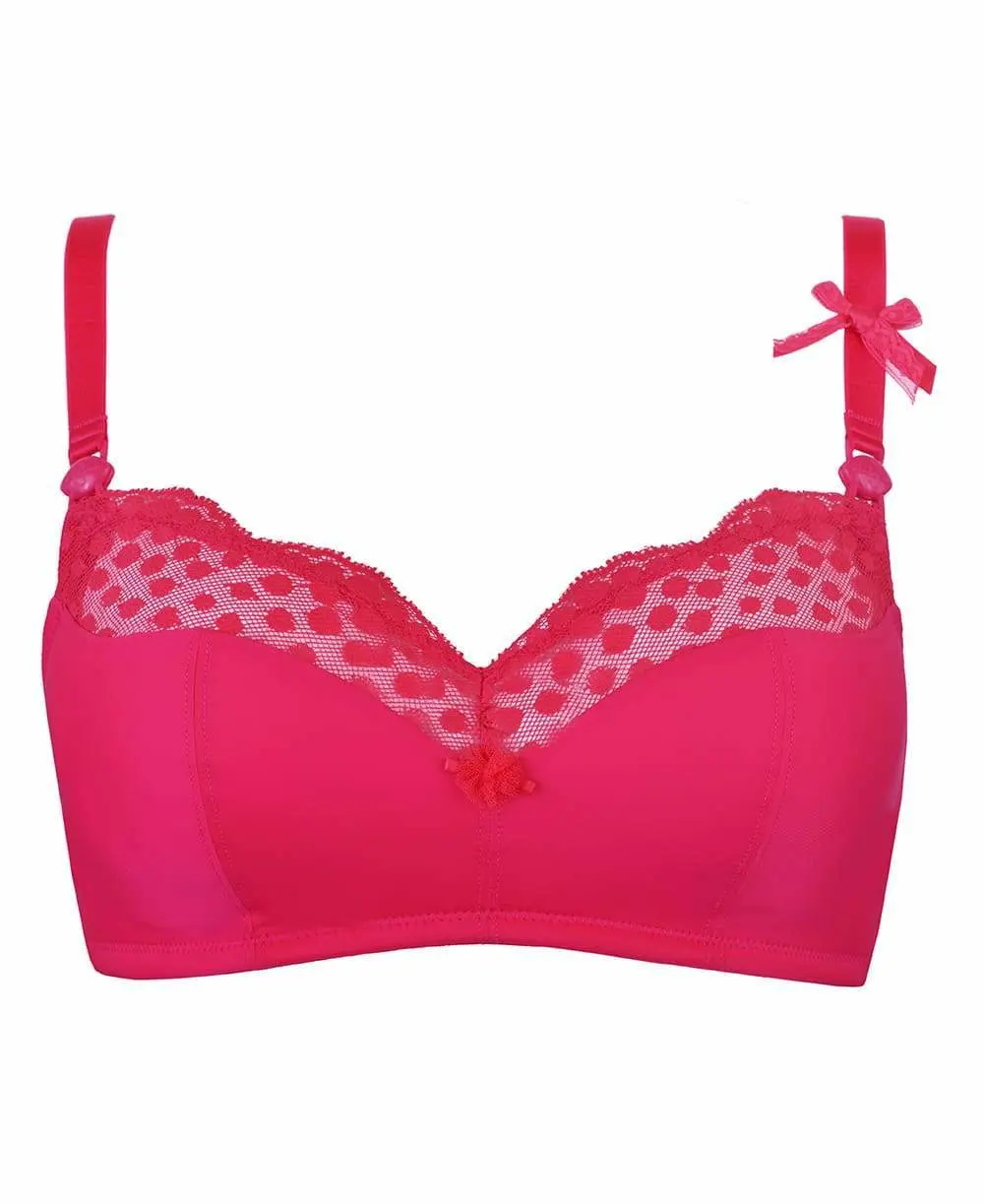 Soutien-gorge de grossesse et d'allaitement LOLLYPOP - Grenadine