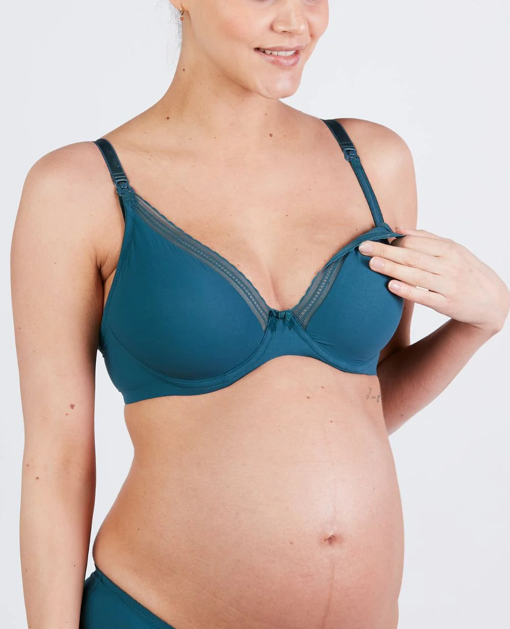 Soutien-gorge de grossesse et d'allaitement Milk - Vert - Image 3