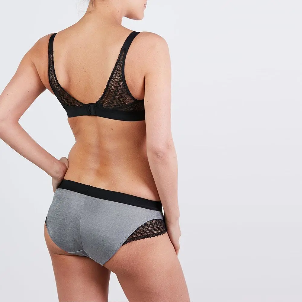 Soutien-gorge de grossesse et d'allaitement Serena - Gris - Image 4