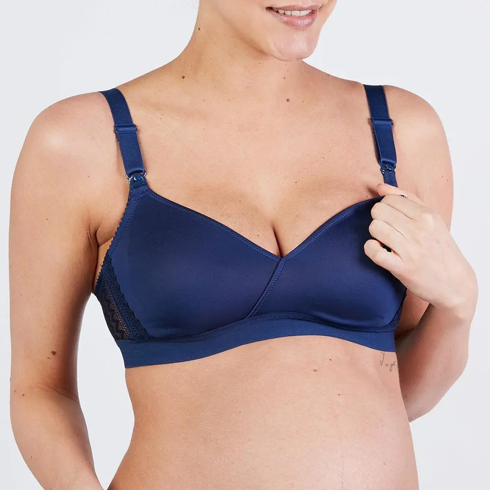 Soutien-gorge de grossesse et d'allaitement Serena - Marine - Image 3