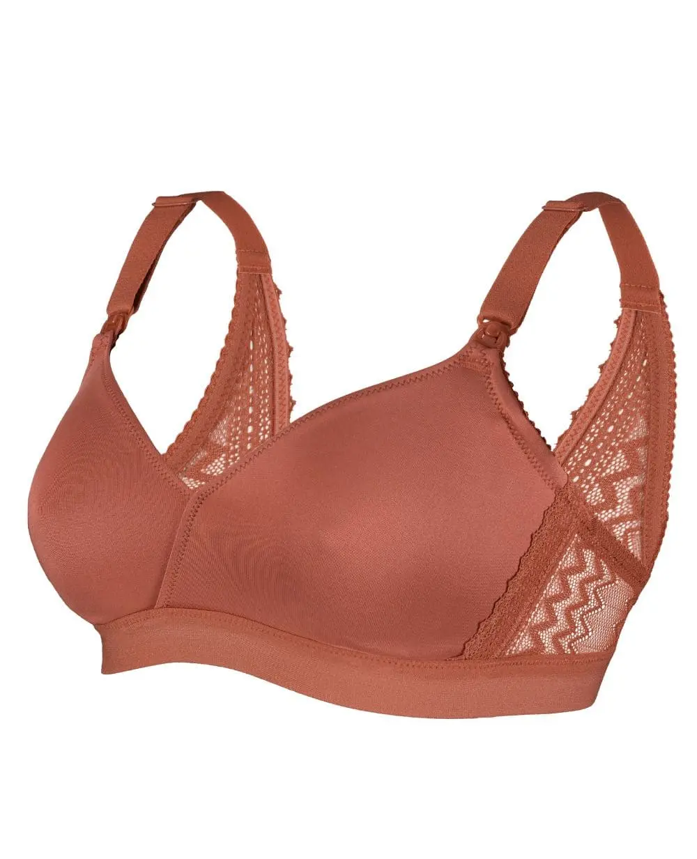 Soutien-gorge de grossesse et d'allaitement Serena - Terracota - Image 3