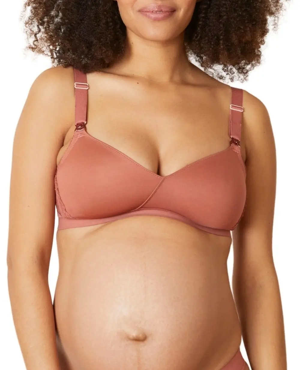 Soutien-gorge de grossesse et d'allaitement Serena - Terracota - Image 4