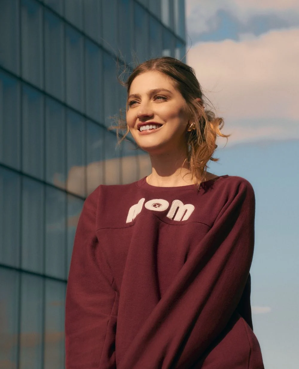 Sweat de grossesse et allaitement Mom - Prune