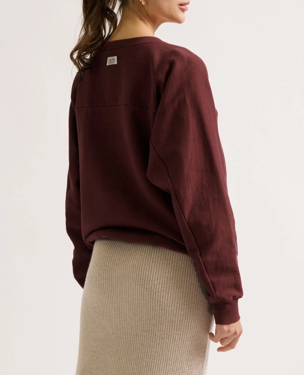 Sweat de grossesse et allaitement Mom - Prune - Image 5