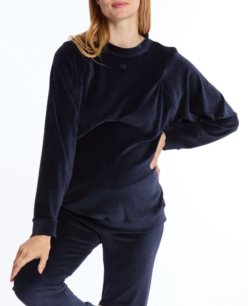 Sweat de grossesse et d’allaitement Enzo - Marine - Image 2