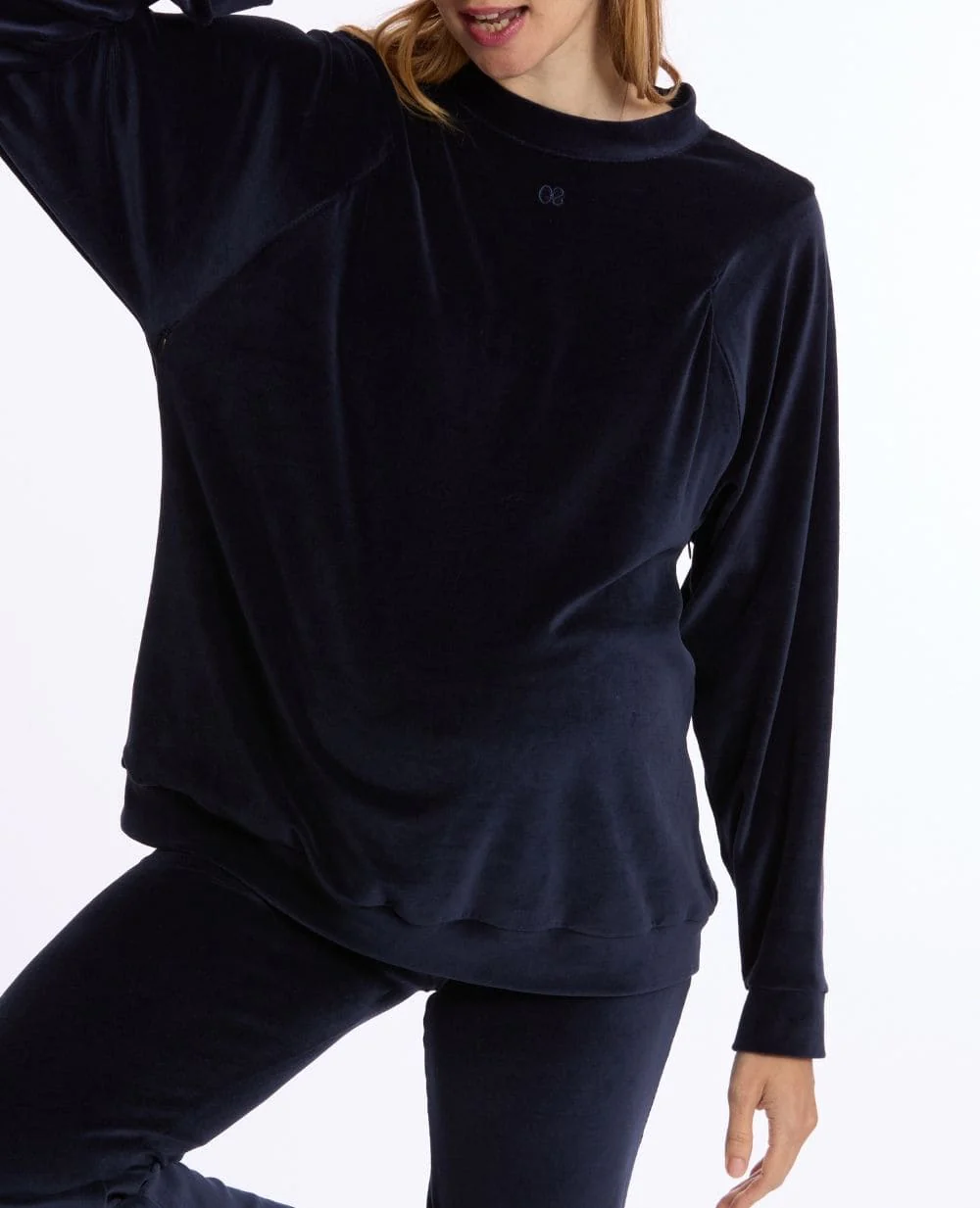 Sweat de grossesse et d’allaitement Enzo - Marine - Image 3