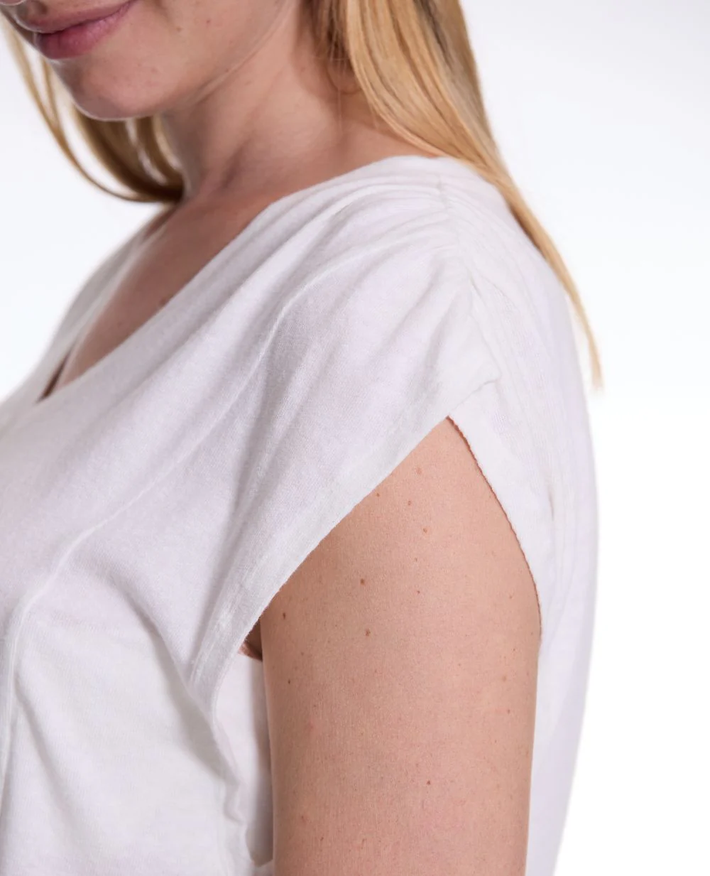 T-shirt de grossesse et d’allaitement Lucile  - Naturel - Image 4