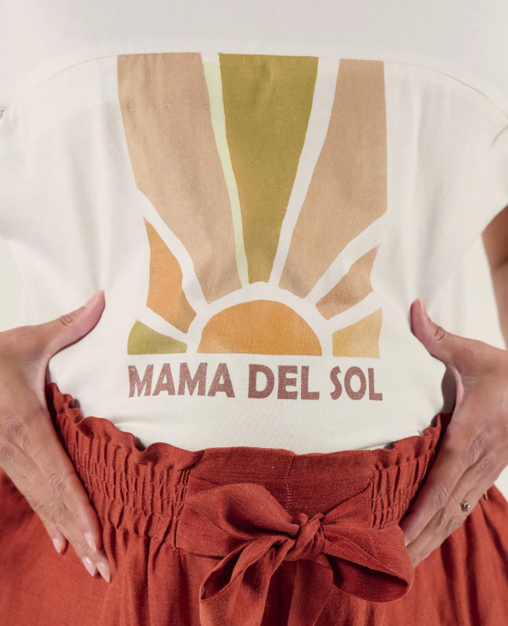 T-Shirt d'allaitement Mama Del Sol - Blanc - Image 7