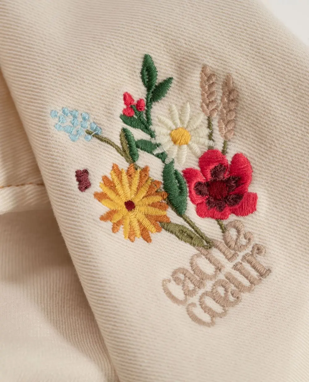 Veste Jean de maternité Romy - Beige - Image 5